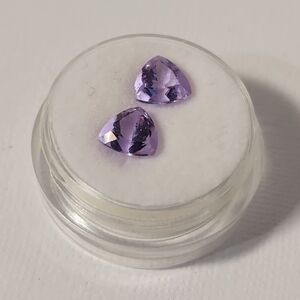 NIB Semi VTG *Color Change Alexandrite / Zandrite Pair Loose Gemstones